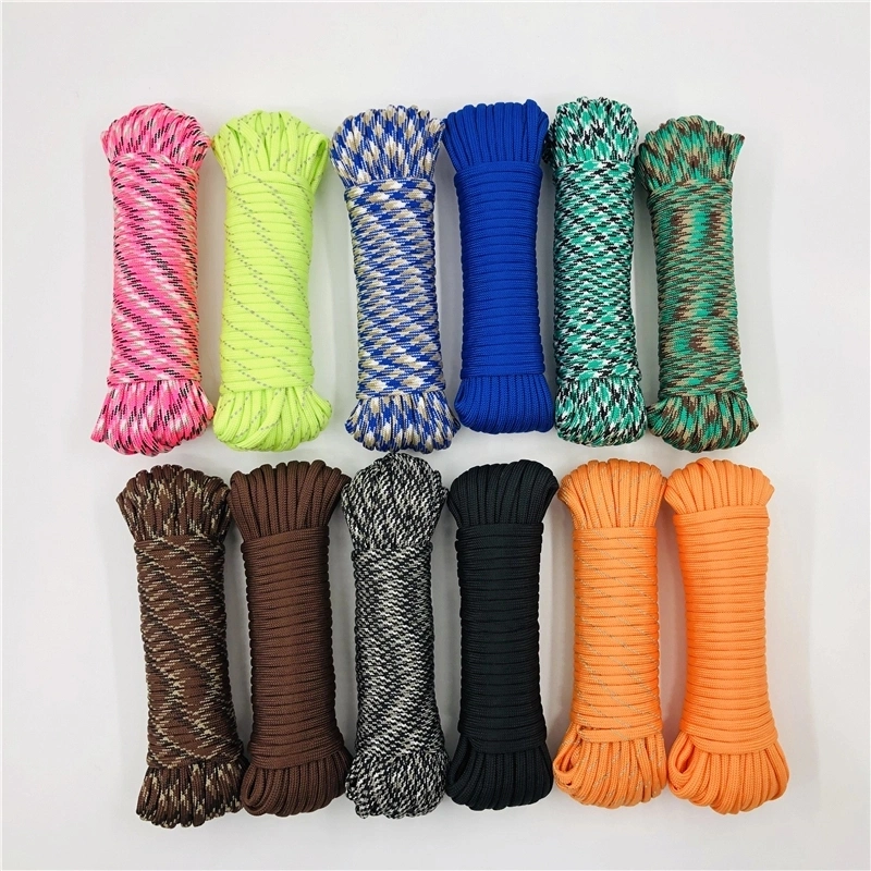 Paralider Line Parachute 550 750 Cord Nylon Rope Braided Paracord