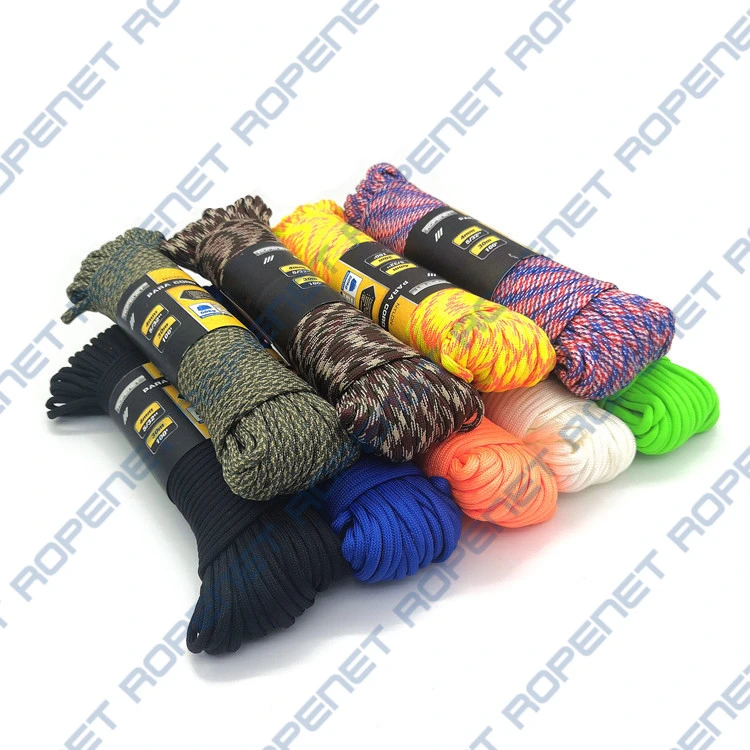 Paracord 550 750 Standard Nylon 7 11 Strand Paracord for Outdoor
