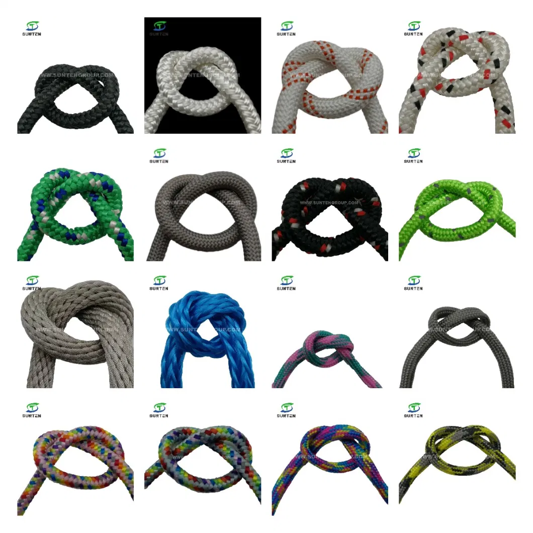 Double Braided Climbing/Rescue/Starter/Static/Safety Rope in PP/Polypropylene/Polyester/Polyamide/Nylon