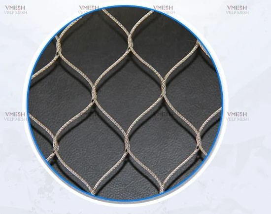 Customized Flexible Light Drop Safety Wire Mesh Stainless Steel Rope