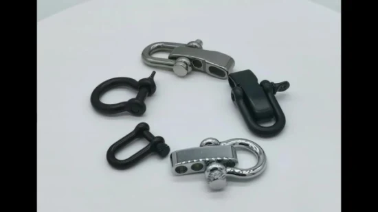 Stainless Steel Shackle with Adjustable 4 Holes